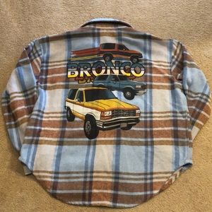 Women’s size Small Broncos flannel/jacket